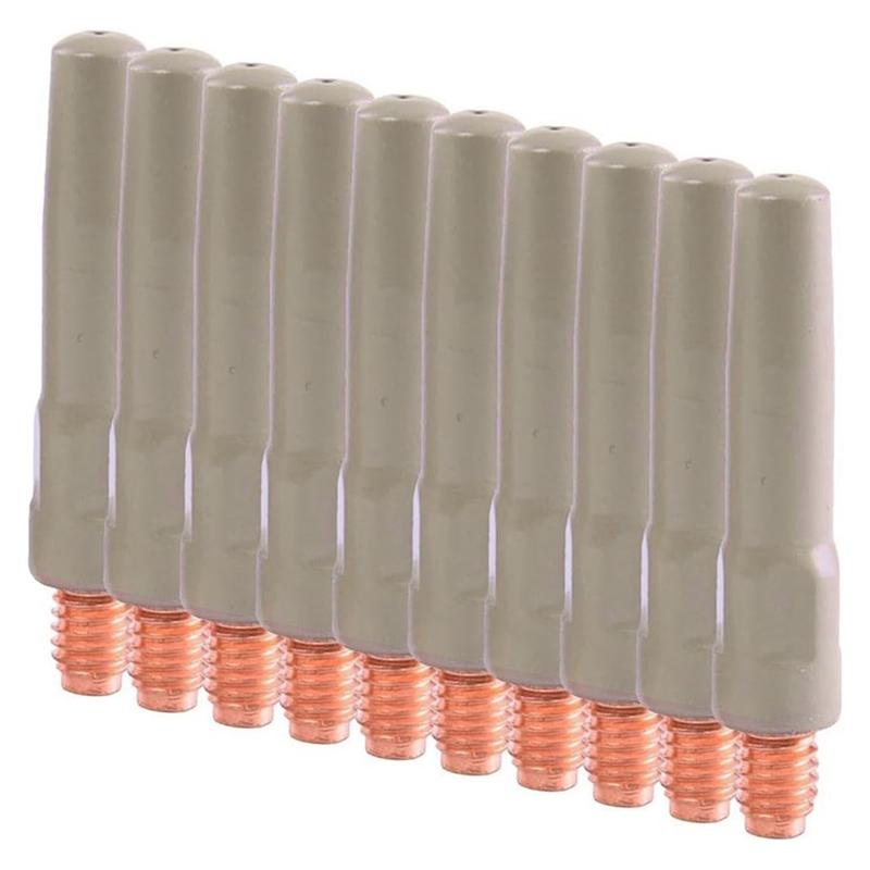 Non-Stick MIG Welding Tips 10PCS, 45X0.8Mm, Metal Torch Accessories For 15AK Welding Units