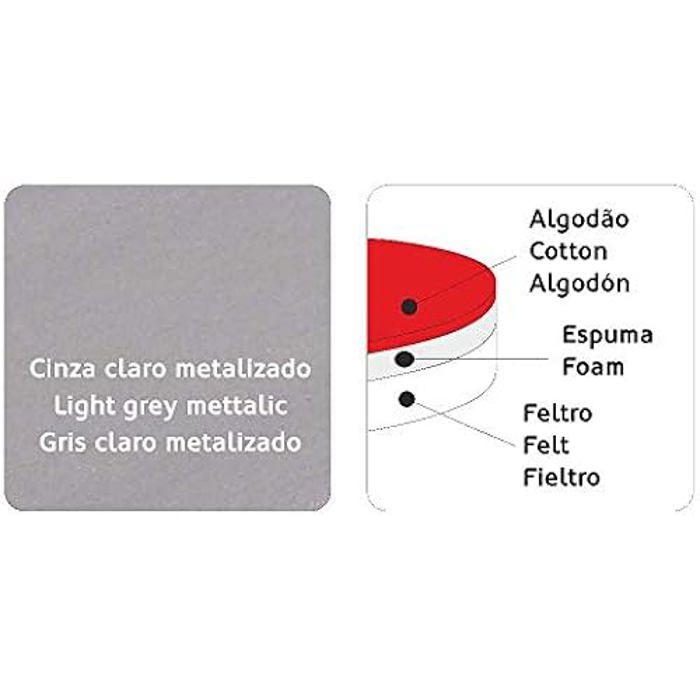 Housse de Table à Repasser - HAEGER - Ultra Express - Élastique - 135 x 49 cm - Gris