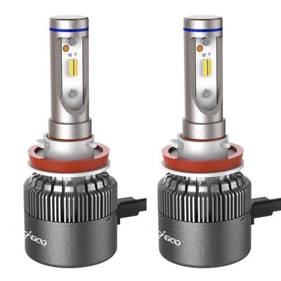 CACAGOO 2 Pack H8 / H9 / H11 Car LED Headlight Bulbs Conversion Kits Aviation Aluminum Alloy Body