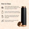 Pure Copper Water Bottle (1 Litre) | Leakproof | Pure Copper Water Bottle | Tamba Bottles | Authentic Copper Bottle | Durable Copper Bottle