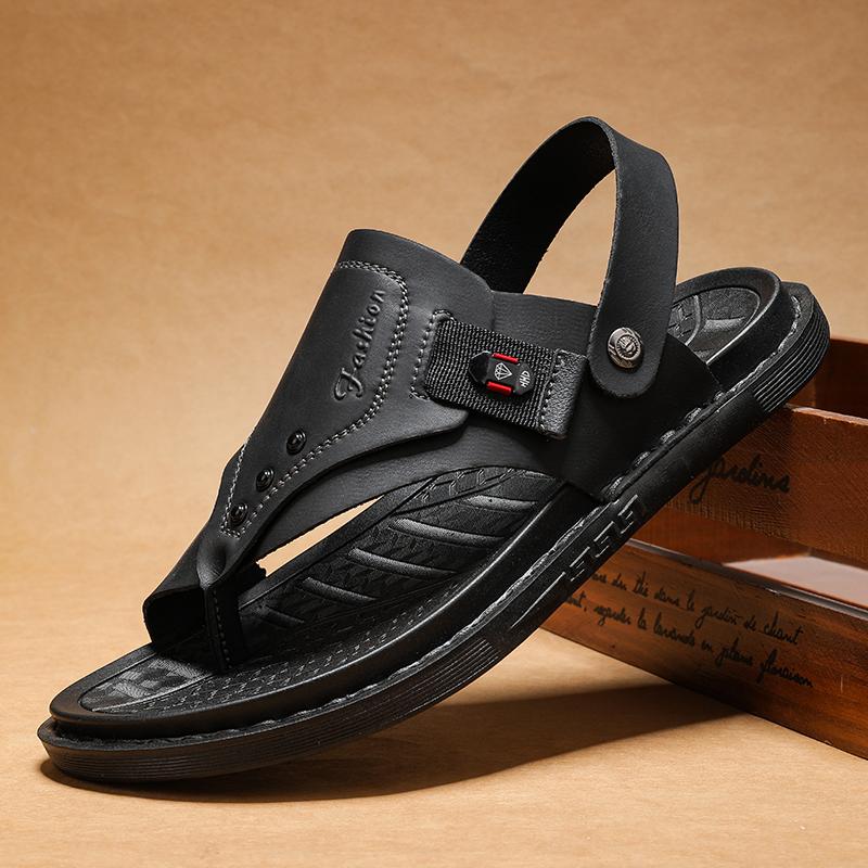 

Fashion CYYTL Flip Flops Summer Mens Slippers Casual Shoes Beach Sandals Outdoor Slides Walking Comfort Leather Designer Fashion Luxury 38