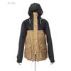 Rain Goods MOONBAT Nylon Lip Bicolor Mountain Parka with Seam Tape for Women and Men Gift Present 13170 Beige [Fulton] Length 68.5cm