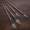 304 Edelstahl Skandinavisches Ins Baum Muster Messer Gabel und Löffel Dreiteiliges Haushalts Westliches Besteckset