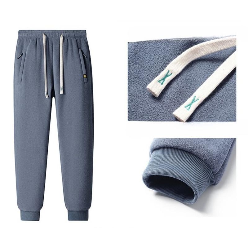 Autumn and Winter Plus Velvet Thickened Middle-aged and Elderly Suit Stand-up Collar Polar Fleece Jacket Lamb Fleece Warm Suit