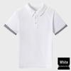 British Style Summer School Uniform Polo Shirt for Primary & Secondary Students - Breathable & Short-sleeved