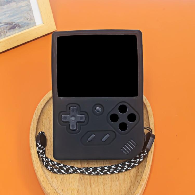Flexible Cover Silicone Case Handheld Gamepad Cover with Lanyard Protective Housing for RG35XX Plus Gaming Accessories