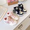 Girls high-top board shoes 2025 spring and autumn new foreign style versatile popular children's sports shoes student casual shoes
