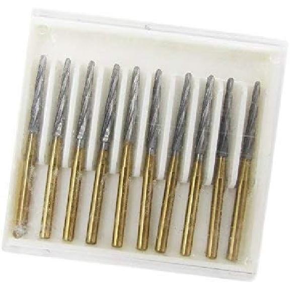 10pcs Tungsten Carbide Grinding Burs FG by Pwhite