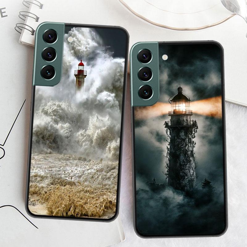 Lighthouse Phone Case For Samsung Galaxy S22 S25 Ultra S21 S10 Plus S26 Edge S20 S23 S24 FE Cover Silicone Soft TPU Clear Sh