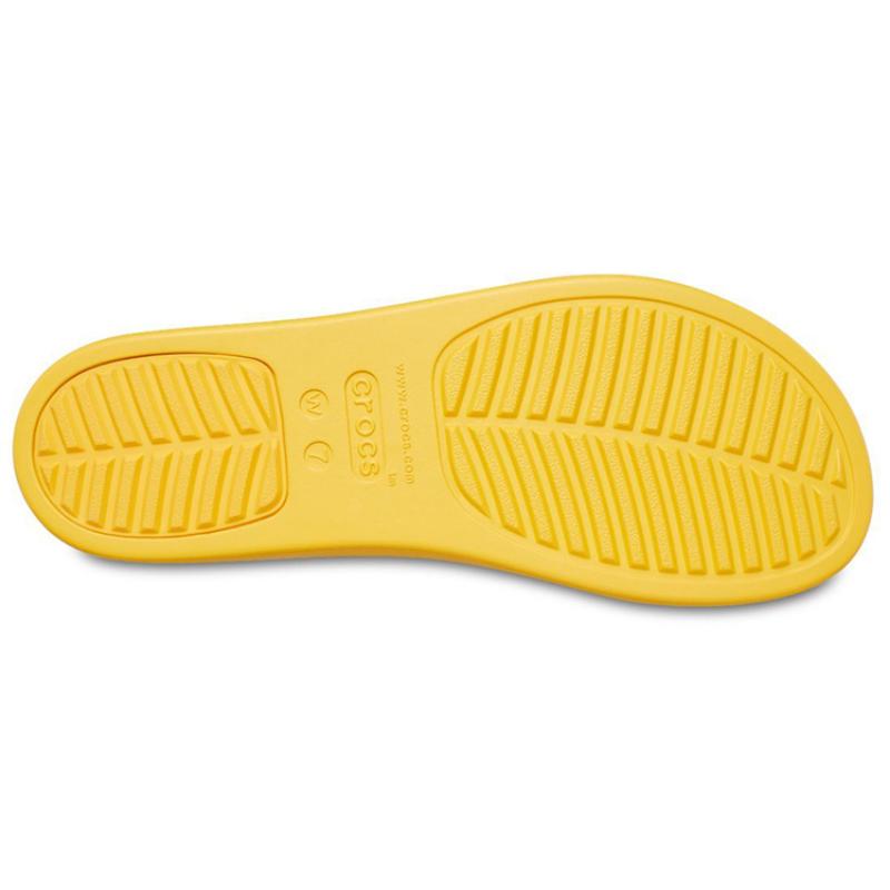 Crocs Brooklyn platform sandals women's yellow