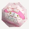 1pc My Melody Pink Bow Outdoor Umbrella - Automatic Open/Closed, Foldable Design, 8-Rib Iron Frame, Festival Gift for Fans, Travelers, Daily Use.D080