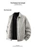 New Arrival Men's Plus Size Corduroy Jacket: XL Loose Fit, Trendy Lapel Shirt Style
