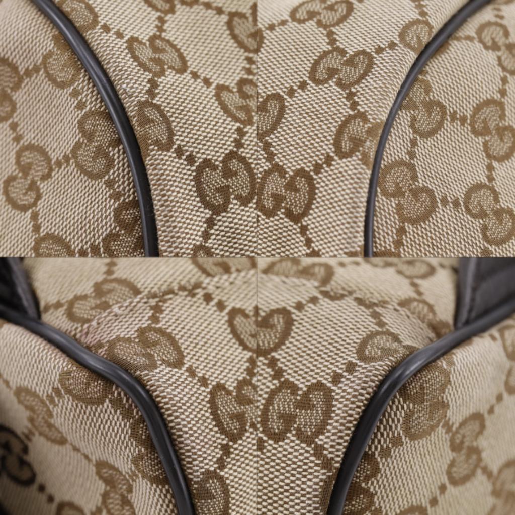GUCCI Backpack Backpack Daypack 449906 Brown GG canvas unisex Used