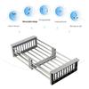 Retractable Stainless Steel Sink Drain Rack & Basket for Vegetables and Fruit