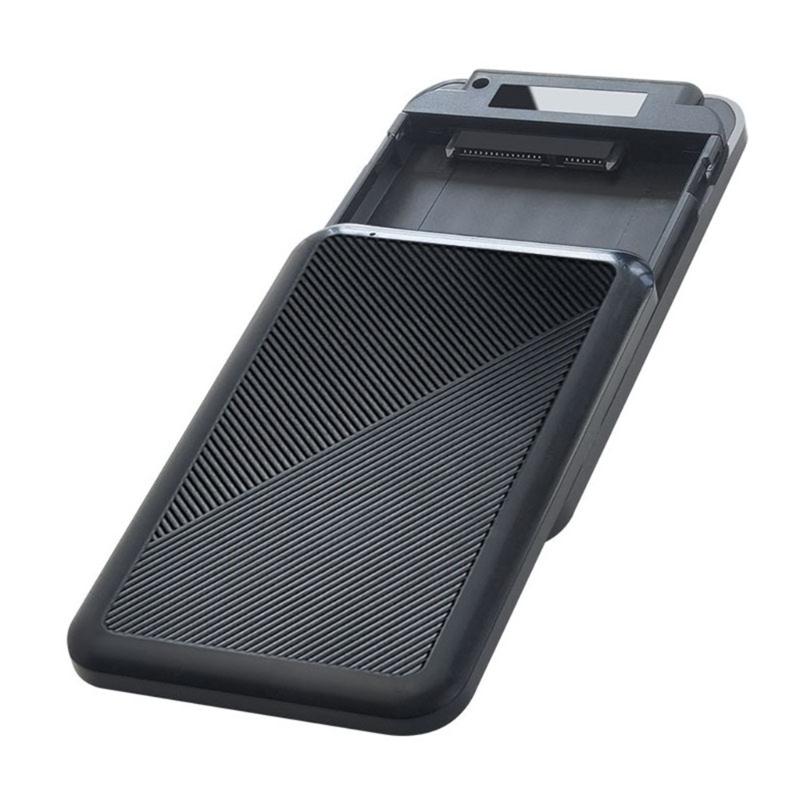 Portable Type C 2.5in SSDs Hard Drive Case for SATAs Drives Featuring Fast USB3.1 Connectivity 2.5Inch Hard Disk Box