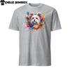 Colorful Maltese Dog Unisex Short-Sleeve T-Shirt - Vibrant Dog Lover Tee