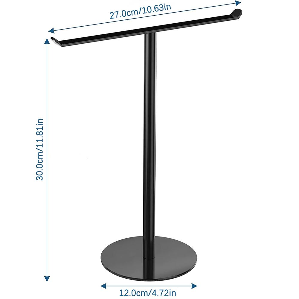 T-Shape Hand Holder Stainless Steel Counter Organizer Headband and Lightweight Bathroom Towel Racks for Bathroom Kitchen