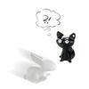 TROIKA (Troika) Black Cat Keyring Felix KR16-22/BK Black Cat Keychain Accessory Charm