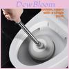 Pvc Toilet Plunger With Ergonomic Handle For Bathroom Drain Clogs And Kitchen Blockages