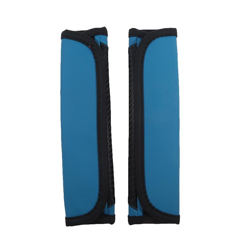 2pcs Car Seat Belt Protector Pad PU Shoulder Cushion Cover Universal Safety Belt Protection Cover Interior Decoration Accessories