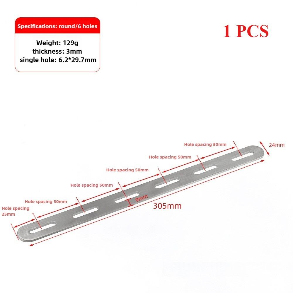 Stainless Steel Flat Corner Bracket Mending Joining Plate Repairing Fixing Connector Furniture Cabinet Shelves Straight Brace