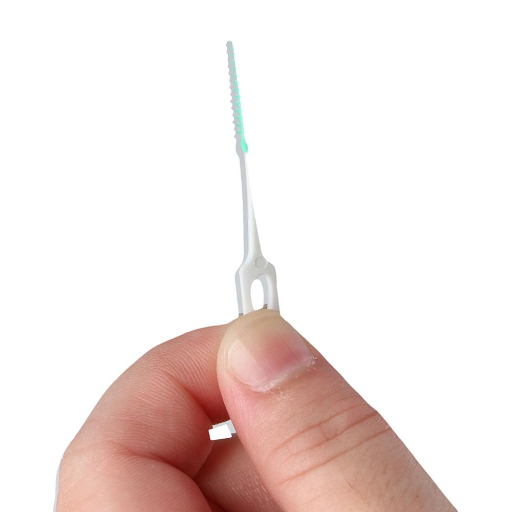 160Pcs Orthodontics Braces Toothpicks Brushes with Thread Toothbrush  Dental Supplies