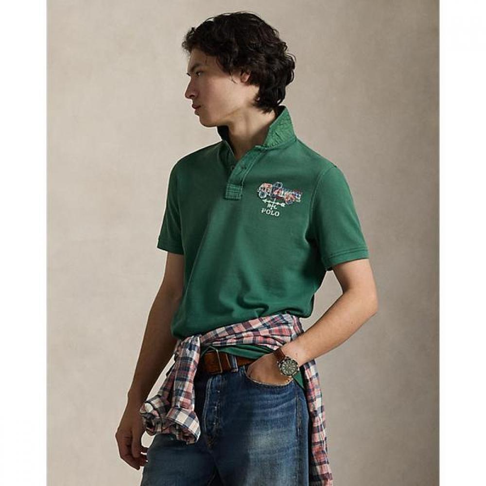 Polo Ralph Lauren Men S claSSic Fit Truck Applique Polo Shirt M