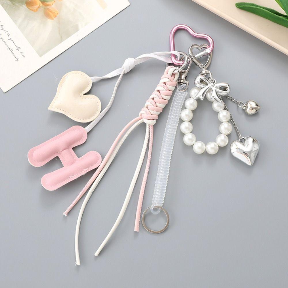 Dopamine Braided Rope Bag Charm Korean Style Y2k Bag Pendant  Purse Accessories