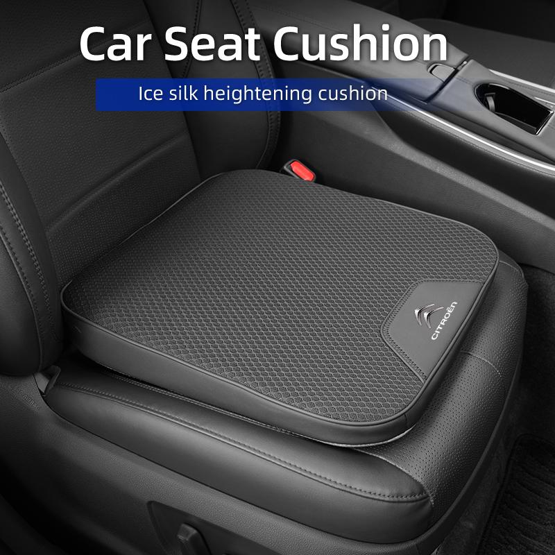 Ice Silk Seat Cushion Heightening Pad Breathable For Citroen C4 C3 C5 C1 C2 Berlingo Celysee Cactus Picasso Aircross Saxo Grand