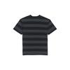 Nike Men's Black Short-Sleeve T-Shirt with Logo Stripe and Breathable Crew Neck
