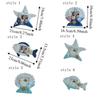Unique-shaped Nautical Decor Frame 3-inch Instant Photo Frame Ocean-Themed Photo Frame  Coffee Shop