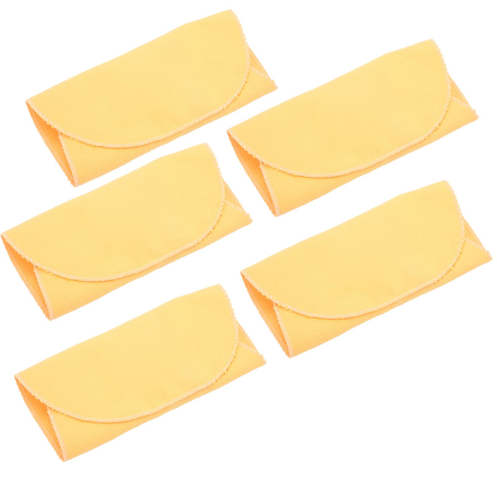 

5 шт. Чистящая салфетка Тампон Хорошая впитываемость воды Стираемая Многоразового использования Мягкий Набор для чистки флейты для