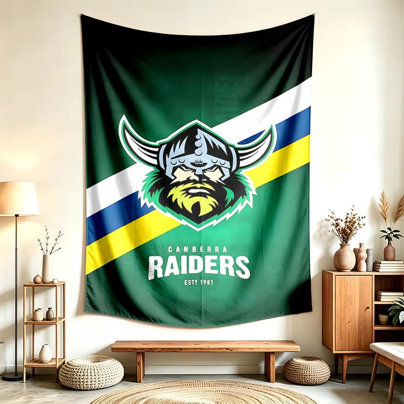 Canberra Raiders (23) Tapestry Suitable For Decorating Homes Dorms And Bedrooms Soft To The Touch And A Perfect Gift For Friends And Family