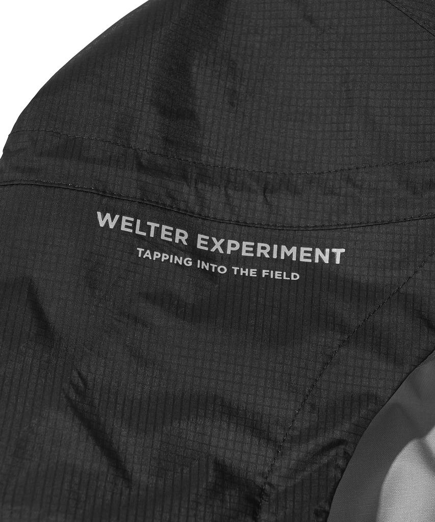Welter Experiment 3Layer Slit Reflective Hard Shell Jacket_Black_Wol063