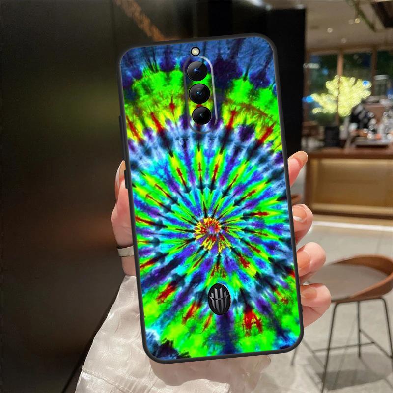 Trippy Tie Dye Hippie Art Case For ZTE Nubia Red Magic 11 10 8 8S 9 9S 10S Pro Plus 6 7 6S 7S For RedMagic 10 Air Cover