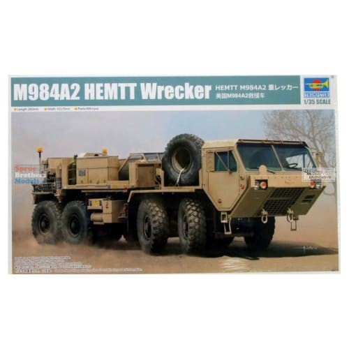 Trumpeter 1/35 scale US Army HEMTT M984A2 Heavy Tow Truck Plastic Model 01083