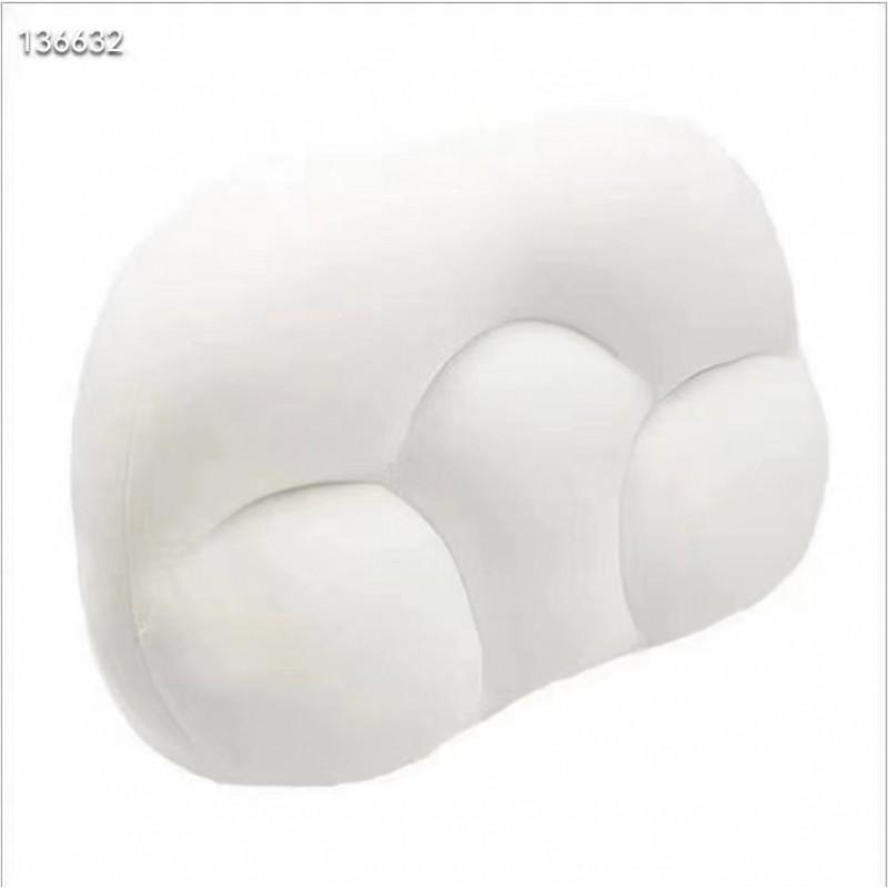 Memory Foam Cloud Pillow Neck Lumbar Support Breathable Cotton Cover Modern Minimalist Throw