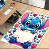 Stitch Printed Carpet, for Office Chair Living Room Bedroom Kitchen Room Decor Gifts.