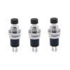 3pcs Momentary Push Button Switch ON-(OFF) SPST 1 Normally Closed Contacts 2 Pins Model Light 2250VAC/1A 125VAC/3A Pushbutton