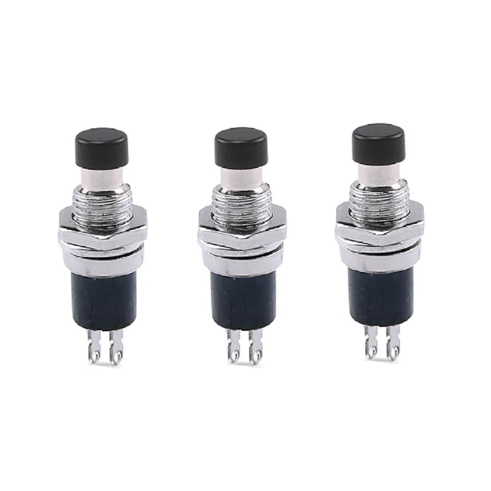 3pcs Momentary Push Button Switch ON-(OFF) SPST 1 Normally Closed Contacts 2 Pins Model Light 2250VAC/1A 125VAC/3A Pushbutton