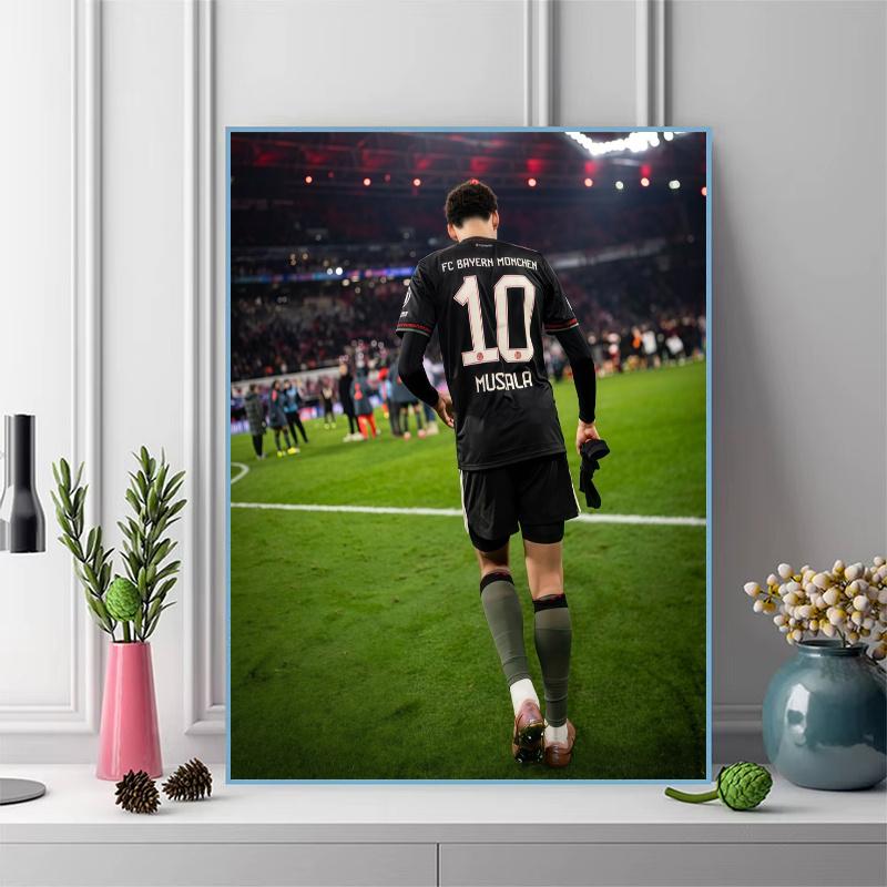 Musiala Pattern  3pcs 100% Round Full Drill 5D DIY Diamond Painting Embroidery Cross Stitch Rhinestone Décor