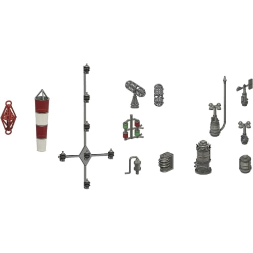 Bunker Studio 1/350 Japanese Bridge Equipment Set, Plastic Model Parts, BSTIJN35049