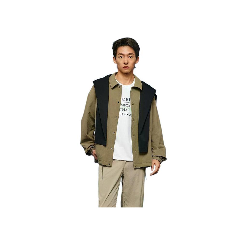 Skechers Loose Woven Sports Jacket With Stand Collar Unisex Jackets Yew L325U020-03EN