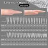 Sandwich Dual Nail Forms 60Pcs 15Size Quick Extensions-Dual Forms T-Shaped Ellipse Manicure Forms Top Mold Bottom Mold 3D