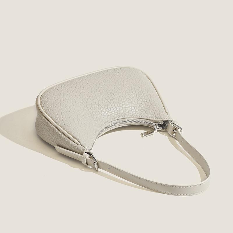 Trendy Textured Baguette Bag: 2025 New All-Match Crossbody & Shoulder Bag for Women