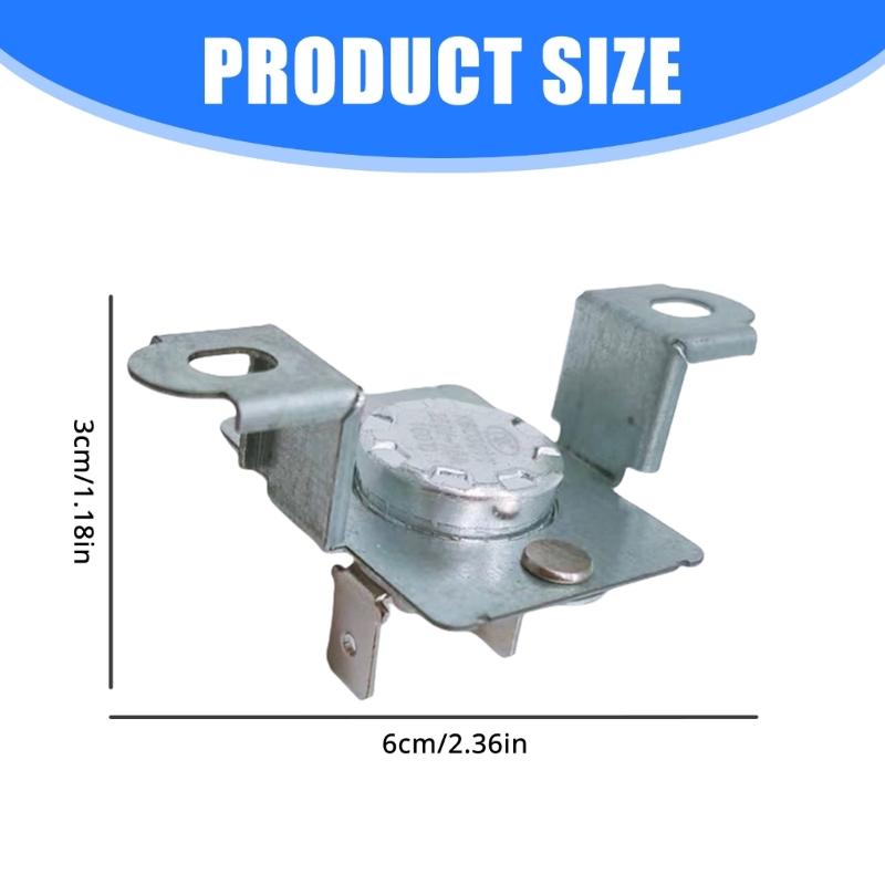 Set of 4 Dryer Thermostat Brackets Dryer Assembly Bracket Dryer Safety Fuse Perfect for Various Models Easy Installation