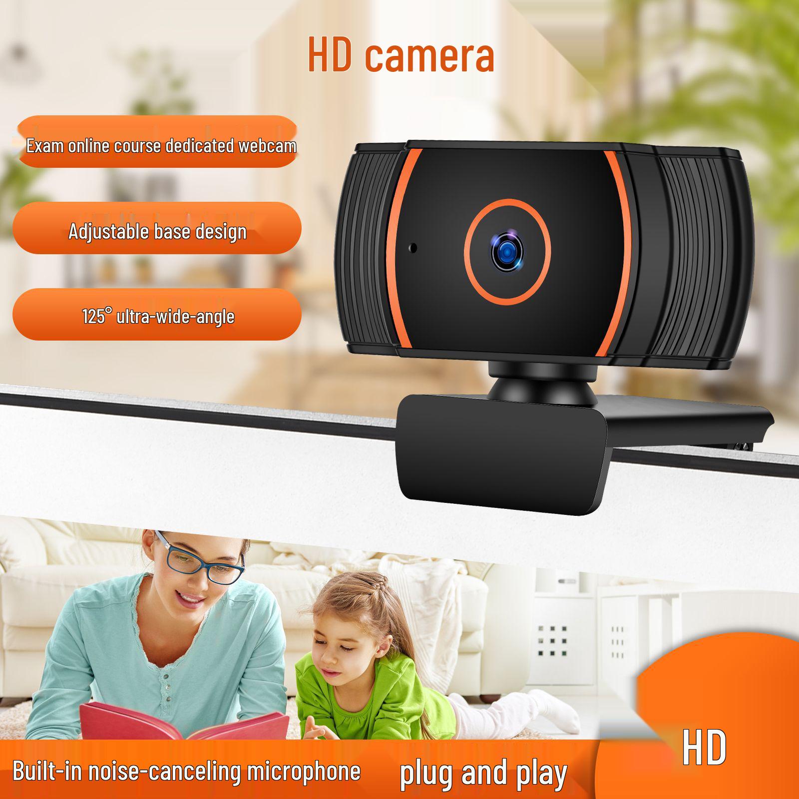 

A3 Auto Focus 1080P USB Webcam for Online Classes & Meetings 480P