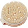 Bamboo Dry Body Brush Shower Brushing Removes Dry Skin with Massage Nodes Exfoliating Bath Brushes Body Scrubber