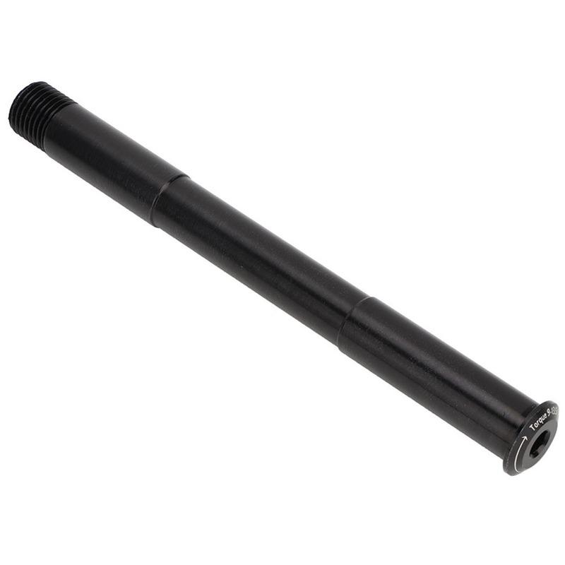 Durable Aluminum Alloy Front Fork Axle 15x110mm Black Quick Release Skewer Thru Axle for RockShox Bicycle Hub
