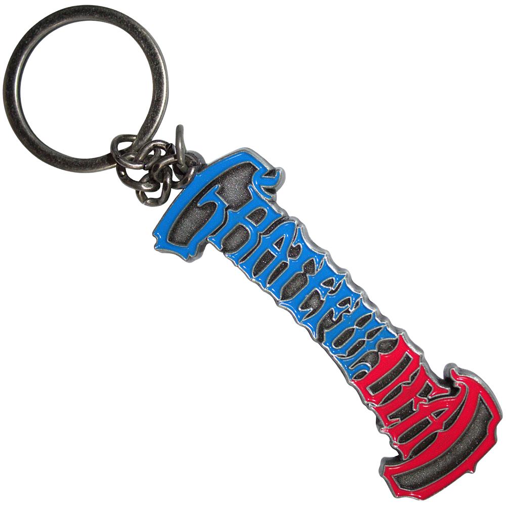 Llavero con el logotipo de Grateful Dead One Size rojo/azul